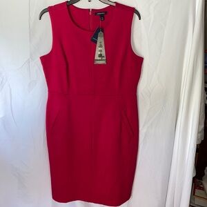 Lands End Shift Dress Red Size 12‎